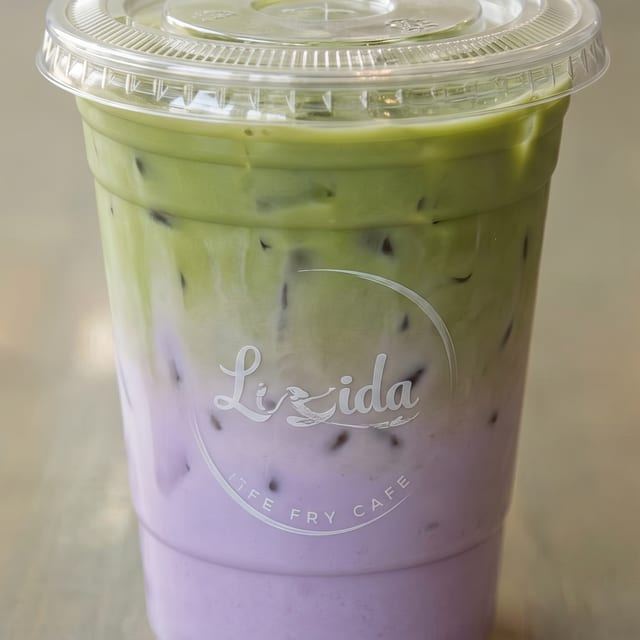 Ube Matcha Latte.