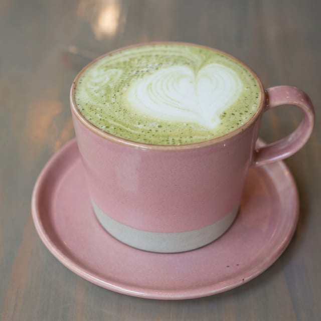 Pistachio Matcha Latte.
