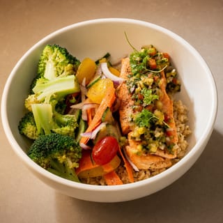 Roasted Salmon Bowl