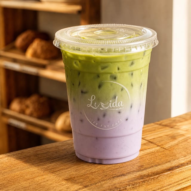 Ube Matcha Latte.