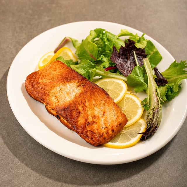 Roasted Salmon.