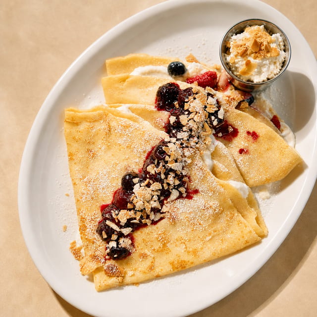 Berry Crepes.