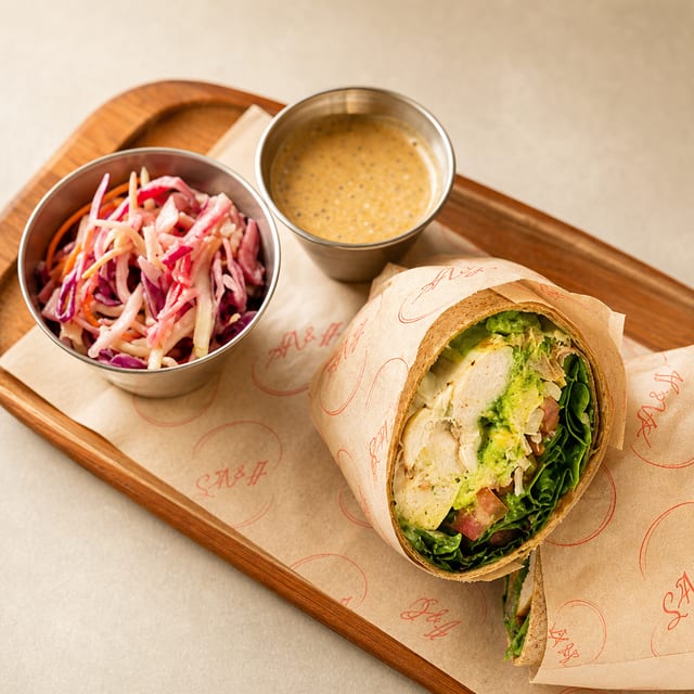 Roasted Chicken Wrap.