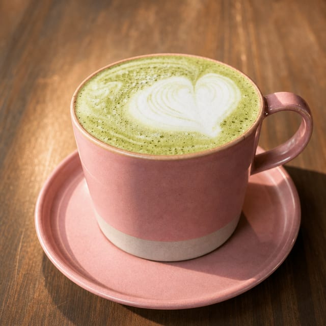 Pistachio Matcha Latte.